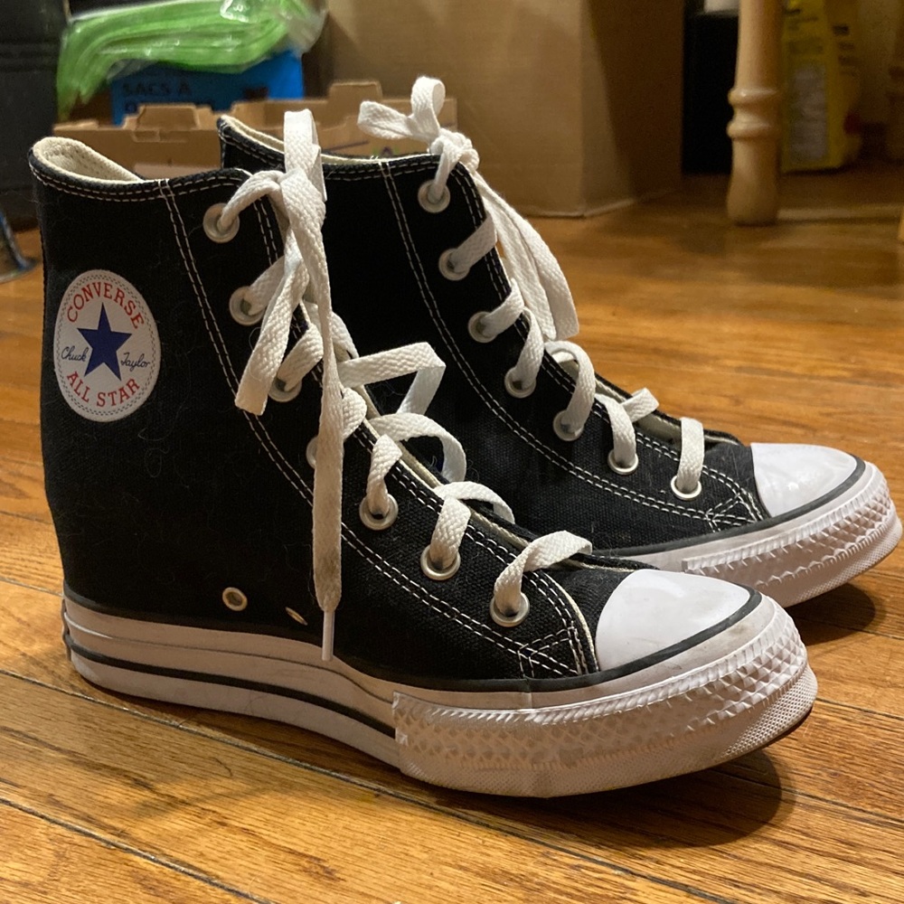 Converse wedge platform heels